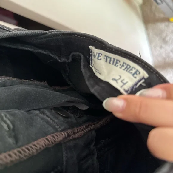 We The Free Charcoal Denim jumpsuit - Picture 3 of 10